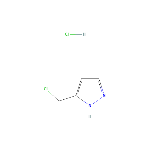 5-(chloromethyl)-1H-pyrazole;hydrochloride (CAS: 69658-97-5) - Related Chemical Product