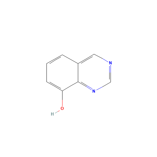 quinazolin-8-ol (CAS: 7557-02-0) - Chemical Structure and Molecular Formula 