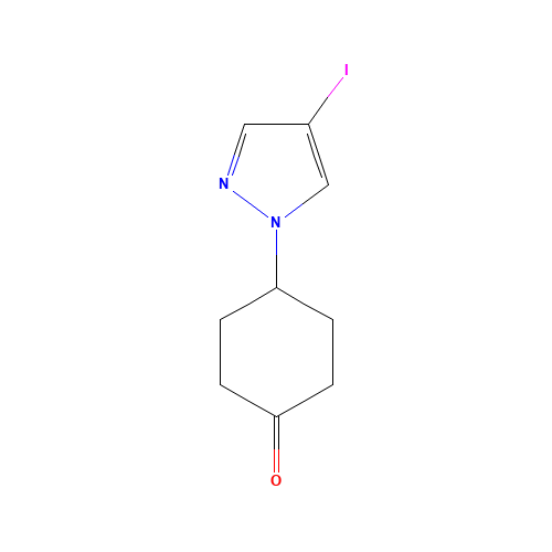 4-(4-iodopyrazol-1-yl)cyclohexan-1-one (CAS: 1227611-94-0) - Related Chemical Product