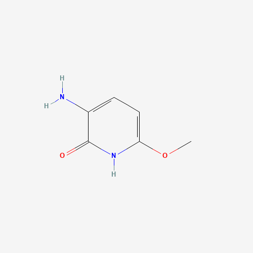 3-amino-6-methoxy-1H-pyridin-2-one (CAS: 86109-77-5) - Chemical Structure and Molecular Formula 