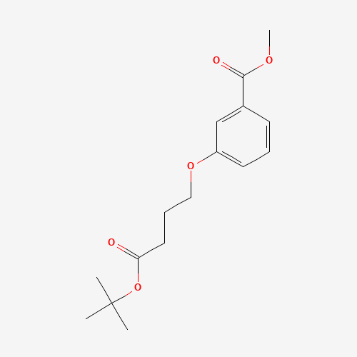 methyl 3-[4-[(2-methylpropan-2-yl)oxy]-4-oxobutoxy]benzoate (CAS: 1448189-94-3) - Related Chemical Product