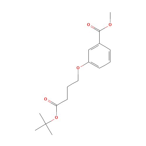 methyl 3-[4-[(2-methylpropan-2-yl)oxy]-4-oxobutoxy]benzoate (CAS: 1448189-94-3) - Related Chemical Product