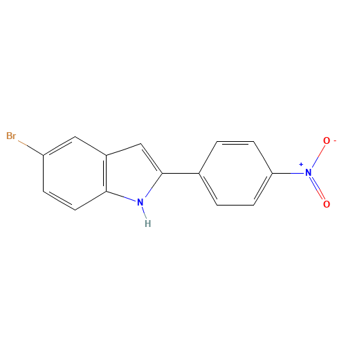5-bromo-2-(4-nitrophenyl)-1H-indole (CAS: 675820-92-5) - Related Chemical Product