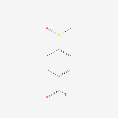 4-methylsulfinylbenzaldehyde (CAS: 37794-15-3) - Chemical Structure and Molecular Formula 