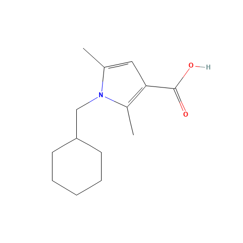 1-(cyclohexylmethyl)-2,5-dimethylpyrrole-3-carboxylic acid (CAS: 1096821-34-9) - Related Chemical Product