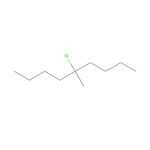 5-chloro-5-methylnonane (CAS: 67282-24-0) - Chemical Structure and Molecular Formula 