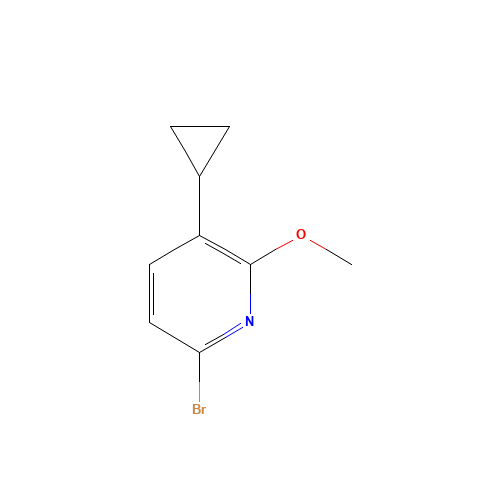 6-bromo-3-cyclopropyl-2-methoxypyridine (CAS: 1310949-36-0) - Related Chemical Product