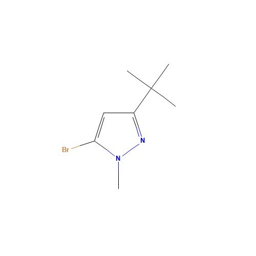 5-bromo-3-tert-butyl-1-methylpyrazole (CAS: 1187968-59-7) - Related Chemical Product
