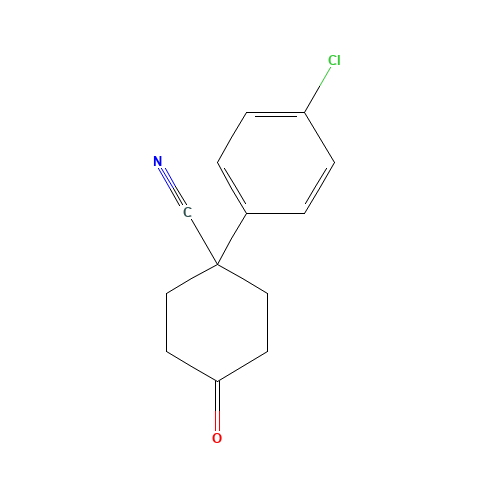 1-(4-chlorophenyl)-4-oxocyclohexane-1-carbonitrile (CAS: 25115-75-7) - Related Chemical Product