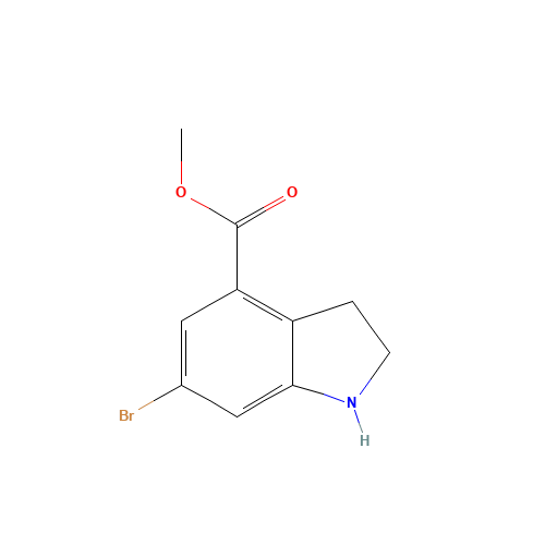 methyl 6-bromo-2,3-dihydro-1H-indole-4-carboxylate (CAS: 1240523-98-1) - Related Chemical Product