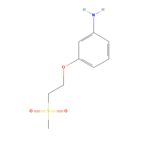 3-(2-methylsulfonylethoxy)aniline (CAS: 1184567-84-7) - Related Chemical Product