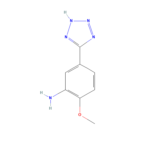 2-methoxy-5-(2H-tetrazol-5-yl)aniline (CAS: 383870-78-8) - Related Chemical Product
