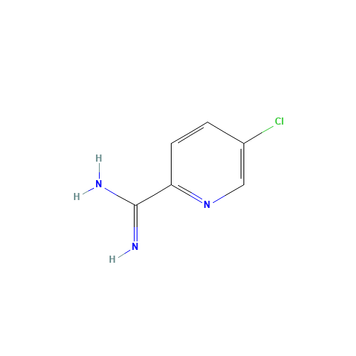 5-chloropyridine-2-carboximidamide (CAS: 1179532-98-9) - Chemical Structure and Molecular Formula 
