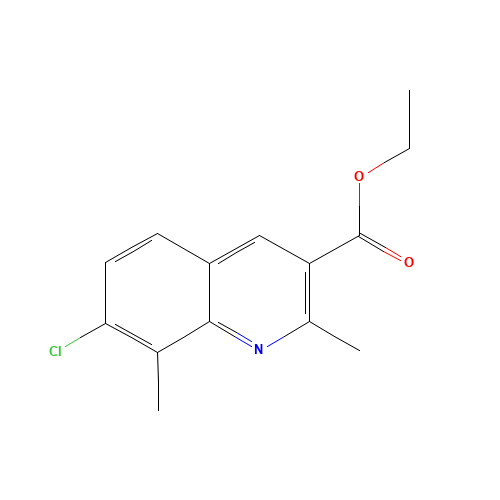 ethyl 7-chloro-2,8-dimethylquinoline-3-carboxylate (CAS: 948290-28-6) - Related Chemical Product