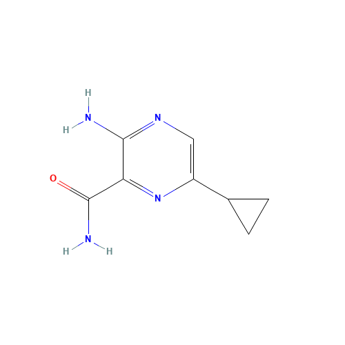 3-amino-6-cyclopropylpyrazine-2-carboxamide (CAS: 2018-30-6) - Related Chemical Product