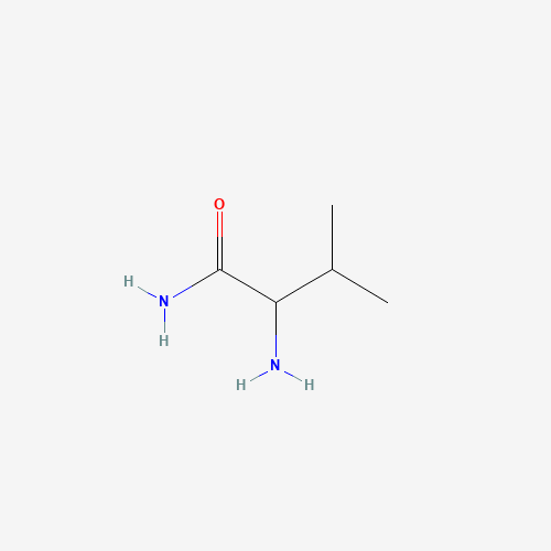 2-amino-3-methylbutanamide (CAS: 13474-14-1) - Chemical Structure and Molecular Formula 