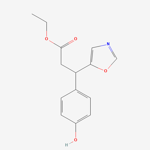 ethyl 3-(4-hydroxyphenyl)-3-(1,3-oxazol-5-yl)propanoate (CAS: 929713-57-5) - Related Chemical Product