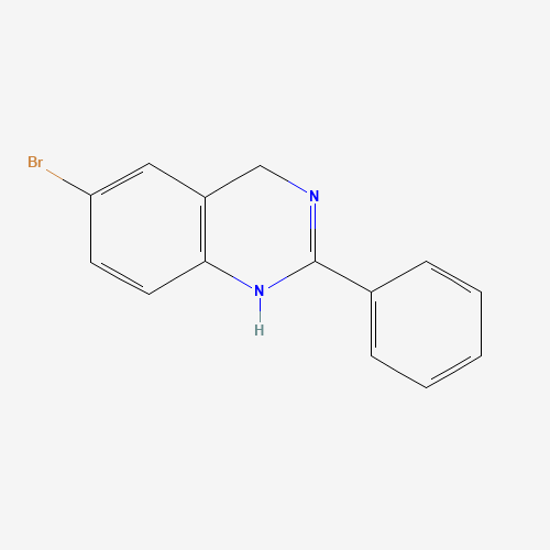 6-bromo-2-phenyl-1,4-dihydroquinazoline (CAS: 1201902-24-0) - Chemical Structure and Molecular Formula 