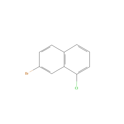 7-bromo-1-chloronaphthalene (CAS: 90947-99-2) - Chemical Structure and Molecular Formula 
