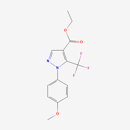 ethyl 1-(4-methoxyphenyl)-5-(trifluoromethyl)pyrazole-4-carboxylate (CAS: 112055-38-6) - Related Chemical Product