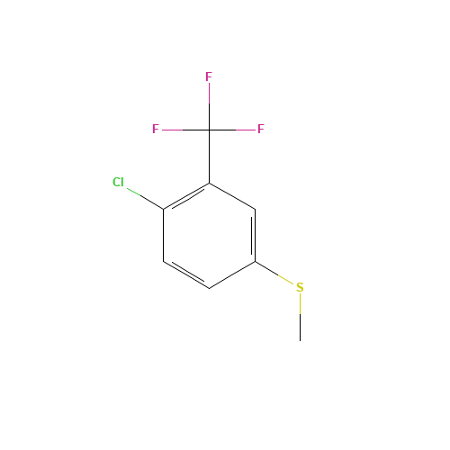 1-chloro-4-methylsulfanyl-2-(trifluoromethyl)benzene (CAS: 957066-04-5) - Related Chemical Product