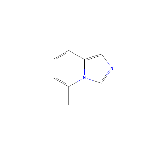5-methylimidazo[1,5-a]pyridine (CAS: 6558-64-1) - Chemical Structure and Molecular Formula 