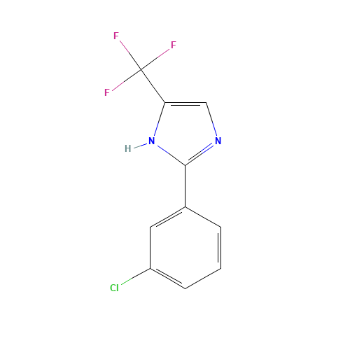 2-(3-chlorophenyl)-5-(trifluoromethyl)-1H-imidazole (CAS: 33469-14-6) - Related Chemical Product