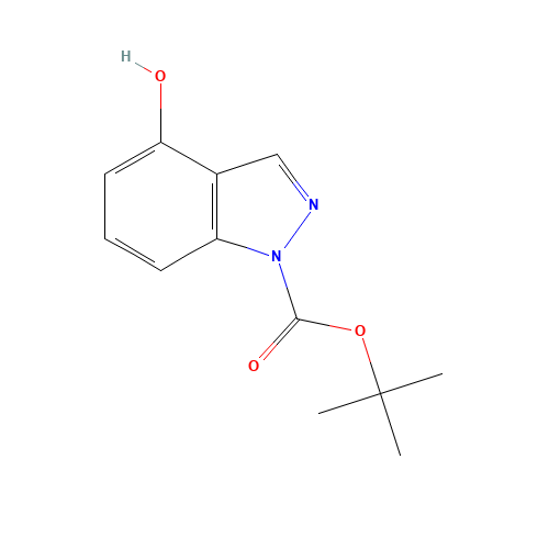 tert-butyl 4-oxo-2H-indazole-1-carboxylate (CAS: 1228874-81-4) - Chemical Structure and Molecular Formula 
