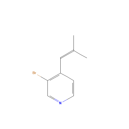 3-bromo-4-(2-methylprop-1-enyl)pyridine (CAS: 1240287-14-2) - Related Chemical Product