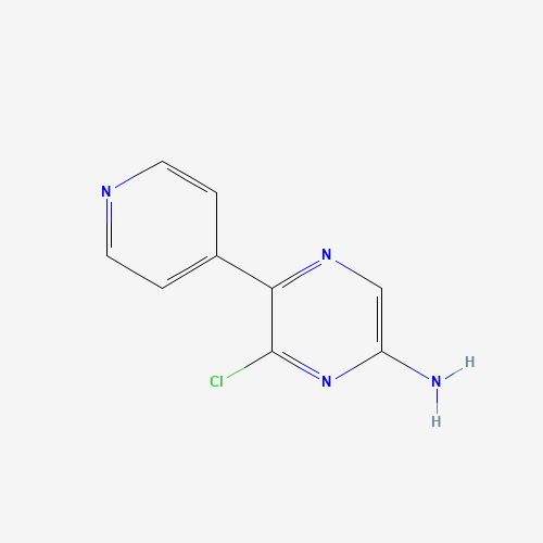 6-chloro-5-pyridin-4-ylpyrazin-2-amine (CAS: 925678-01-9) - Related Chemical Product