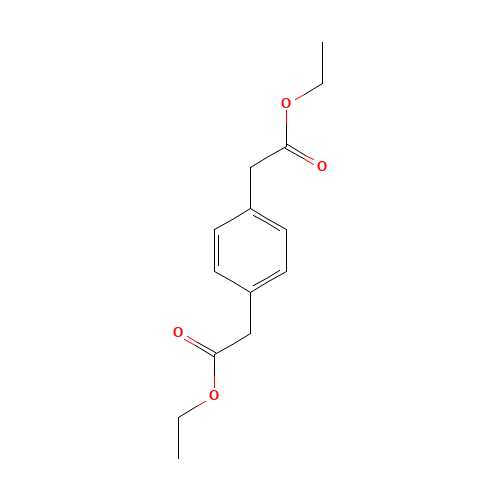 ethyl 2-[4-(2-ethoxy-2-oxoethyl)phenyl]acetate (CAS: 36076-26-3) - Chemical Structure and Molecular Formula 