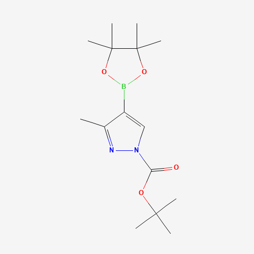 tert-butyl 3-methyl-4-(4,4,5,5-tetramethyl-1,3,2-dioxaborolan-2-yl)pyrazole-1-carboxylate (CAS: 1009071-34-4) - Related Chemical Product