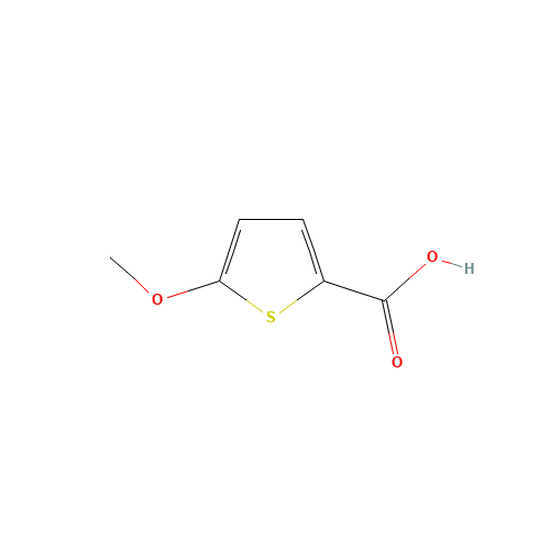 5-methoxythiophene-2-carboxylic acid (CAS: 29212-22-4) - Chemical Structure and Molecular Formula 