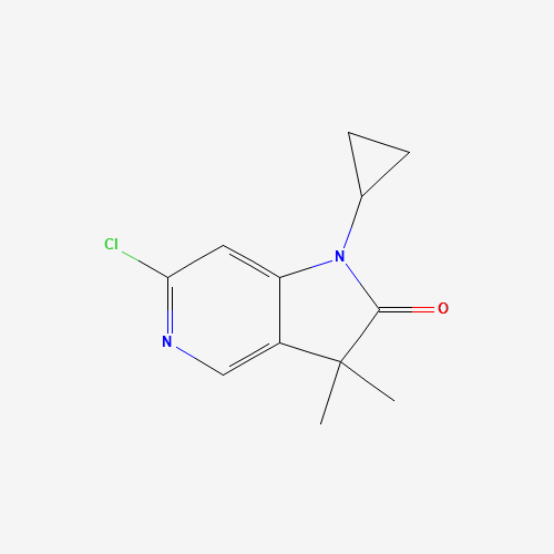 6-chloro-1-cyclopropyl-3,3-dimethylpyrrolo[3,2-c]pyridin-2-one (CAS: 1581754-78-0) - Related Chemical Product