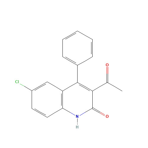 3-acetyl-6-chloro-4-phenyl-1H-quinolin-2-one (CAS: 58375-08-9) - Related Chemical Product