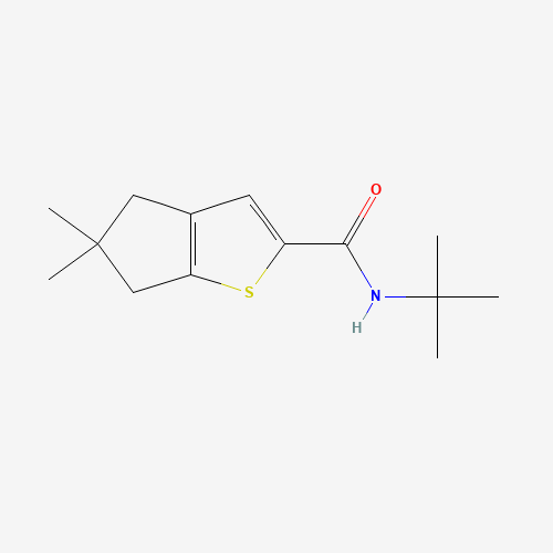 N-tert-butyl-5,5-dimethyl-4,6-dihydrocyclopenta[b]thiophene-2-carboxamide (CAS: 1433990-55-6) - Related Chemical Product