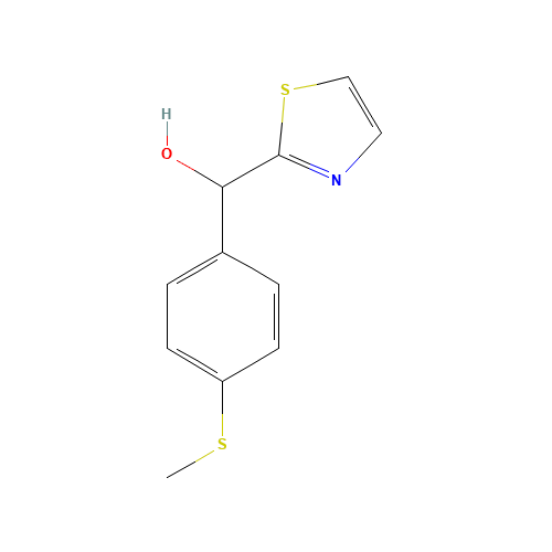 (4-methylsulfanylphenyl)-(1,3-thiazol-2-yl)methanol (CAS: 346629-64-9) - Related Chemical Product