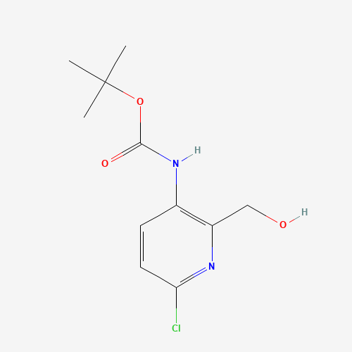 tert-butyl N-[6-chloro-2-(hydroxymethyl)pyridin-3-yl]carbamate (CAS: 1238324-85-0) - Related Chemical Product
