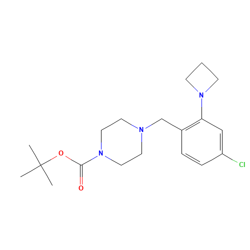 tert-butyl 4-[[2-(azetidin-1-yl)-4-chlorophenyl]methyl]piperazine-1-carboxylate (CAS: 1446819-24-4) - Related Chemical Product