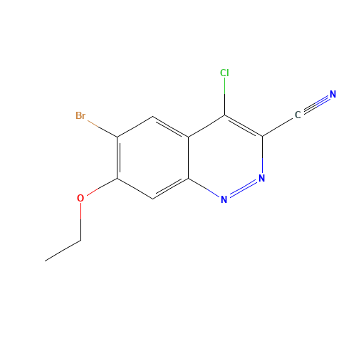 6-bromo-4-chloro-7-ethoxycinnoline-3-carbonitrile (CAS: 1041853-28-4) - Related Chemical Product