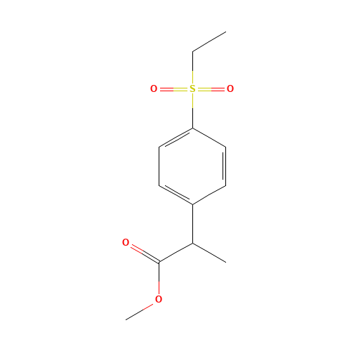 methyl 2-(4-ethylsulfonylphenyl)propanoate (CAS: 1363179-18-3) - Related Chemical Product