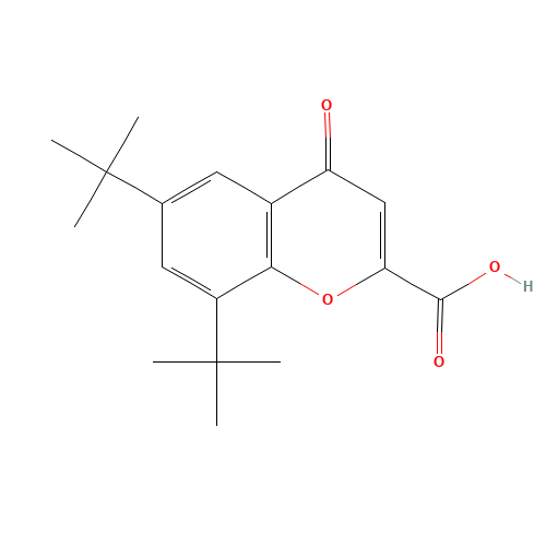 6,8-ditert-butyl-4-oxochromene-2-carboxylic acid (CAS: 37456-21-6) - Related Chemical Product