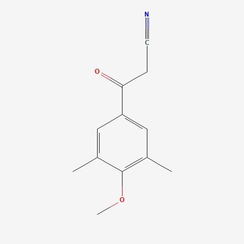 3-(4-methoxy-3,5-dimethylphenyl)-3-oxopropanenitrile (CAS: 884504-21-6) - Related Chemical Product
