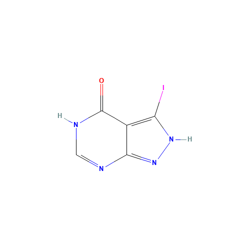 3-iodo-1,2-dihydropyrazolo[3,4-d]pyrimidin-4-one (CAS: 144750-83-4) - Related Chemical Product