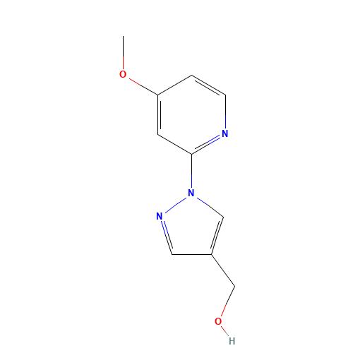 [1-(4-methoxypyridin-2-yl)pyrazol-4-yl]methanol (CAS: 1449117-64-9) - Related Chemical Product