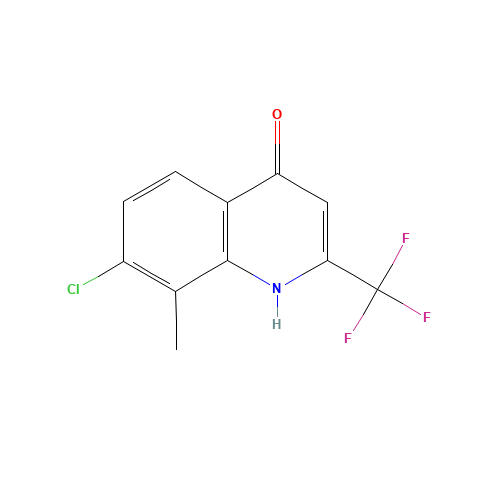 7-chloro-8-methyl-2-(trifluoromethyl)-1H-quinolin-4-one (CAS: 59108-10-0) - Related Chemical Product