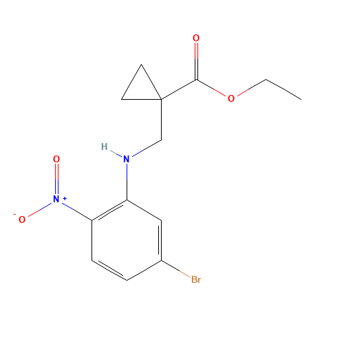 ethyl 1-[(5-bromo-2-nitroanilino)methyl]cyclopropane-1-carboxylate (CAS: 1407833-80-0) - Related Chemical Product