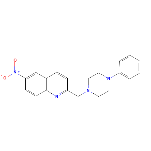 6-nitro-2-[(4-phenylpiperazin-1-yl)methyl]quinoline (CAS: 832101-98-1) - Related Chemical Product