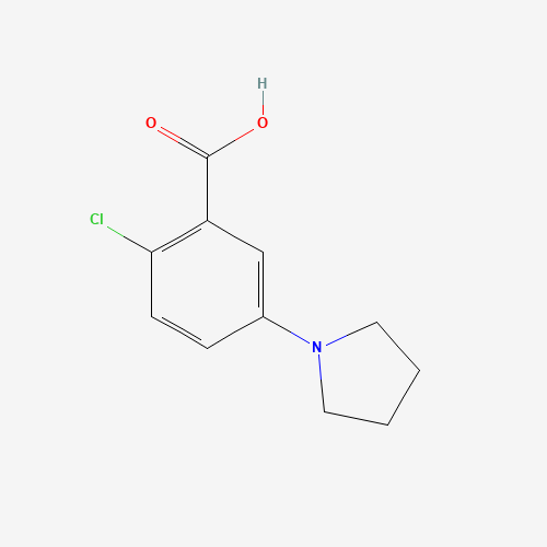 2-chloro-5-pyrrolidin-1-ylbenzoic acid (CAS: 530092-36-5) - Related Chemical Product