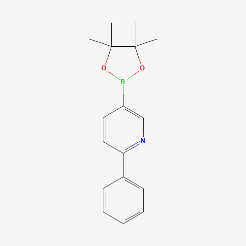 2-phenyl-5-(4,4,5,5-tetramethyl-1,3,2-dioxaborolan-2-yl)pyridine (CAS: 879291-27-7) - Related Chemical Product